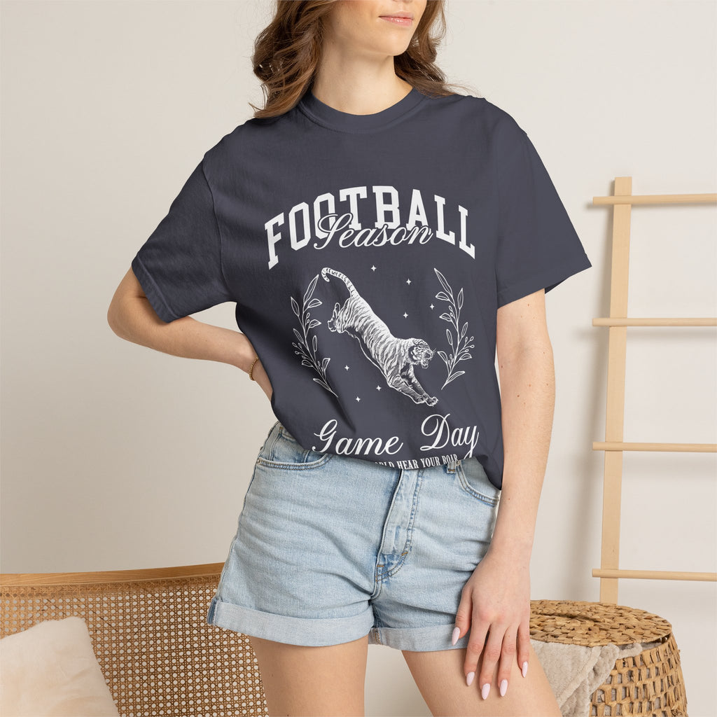 Football Season Game Day T-Shirt — Vintage Tiger Tailgate Tee