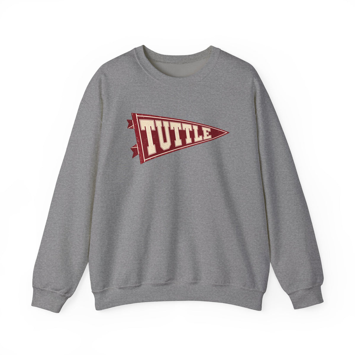 Tuttle Vintage Varsity Pennant Crewneck Sweatshirt