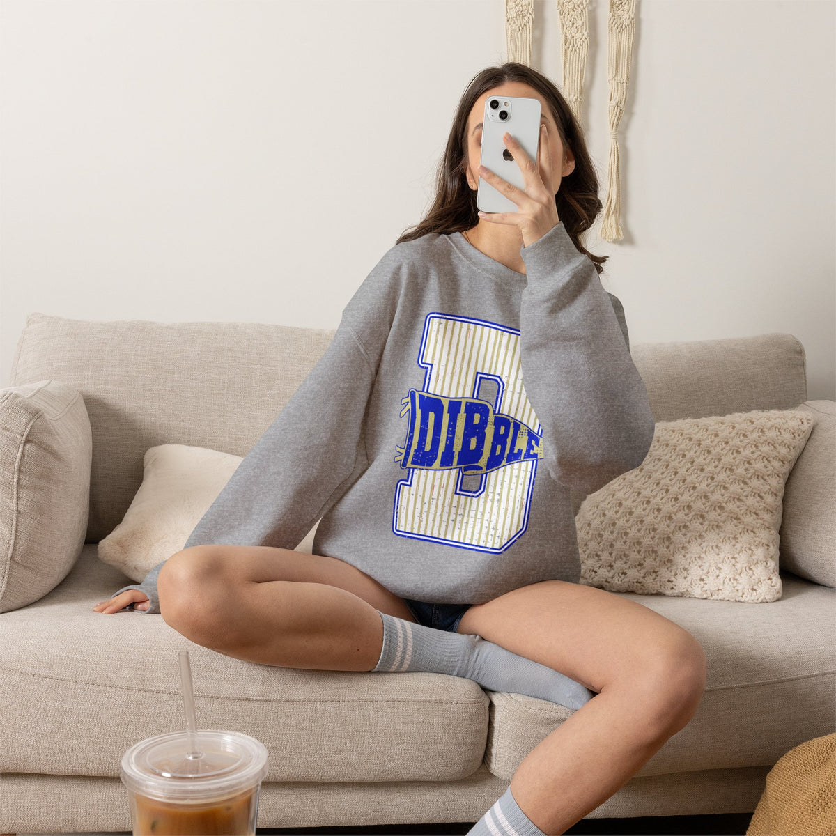 Dibble Varsity Letter Crewneck Sweatshirt