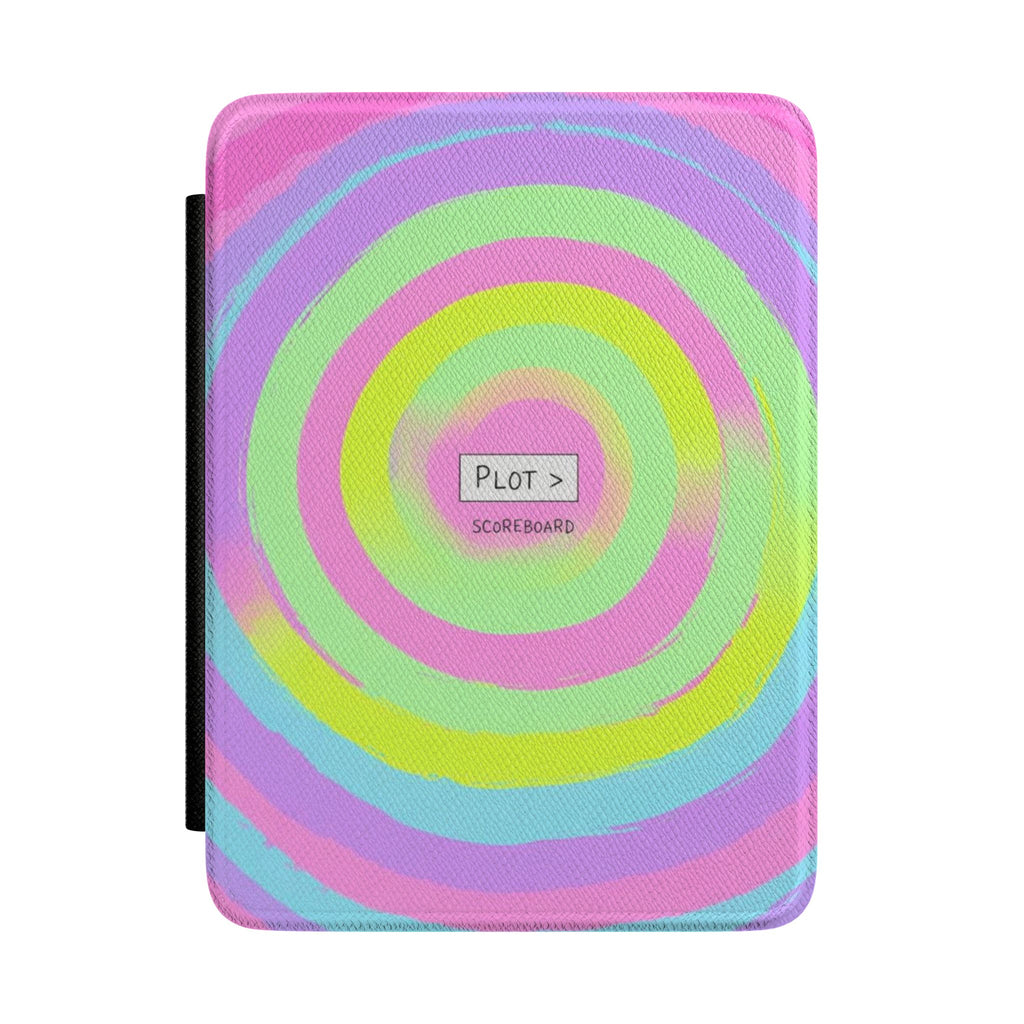Kindle Case — Pastel Spiral "Plot" Protective Cover