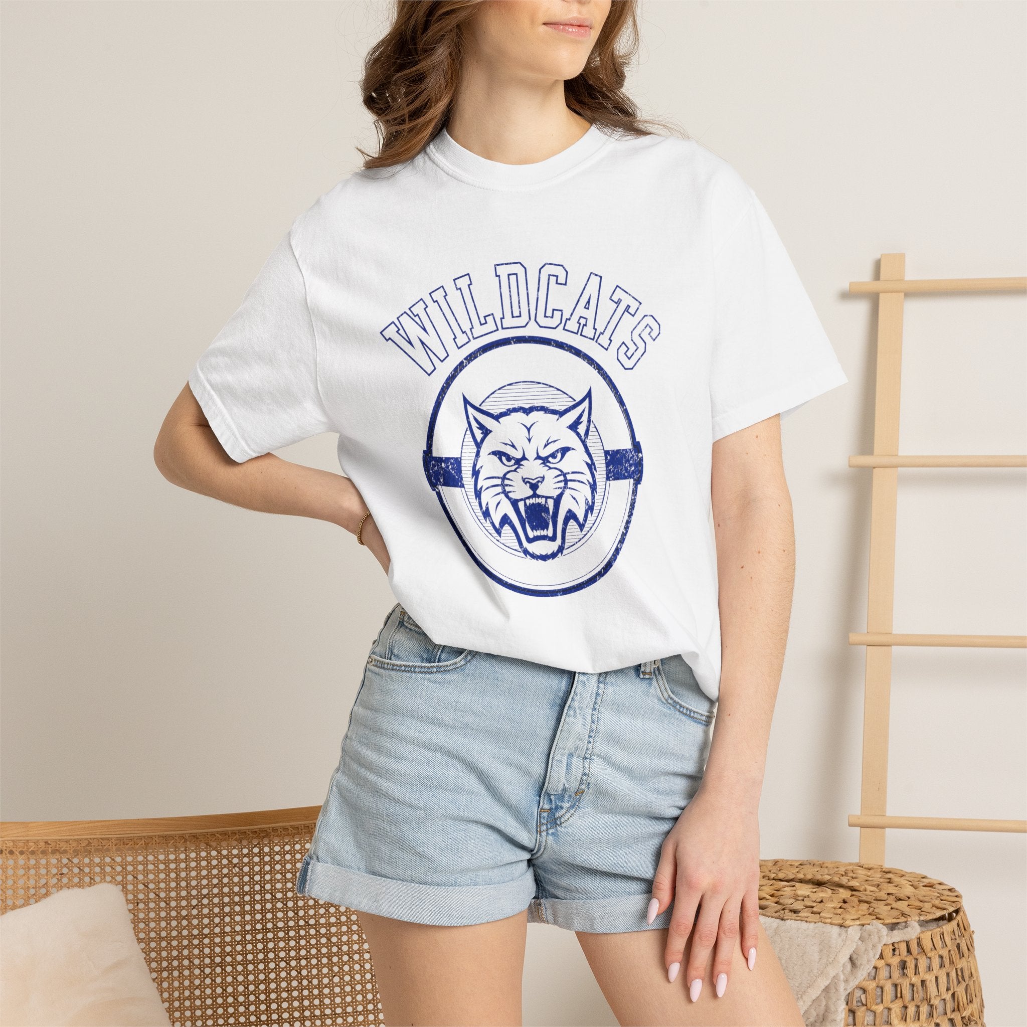 Wildcats Graphic T-Shirt - Vintage Mascot Tee
