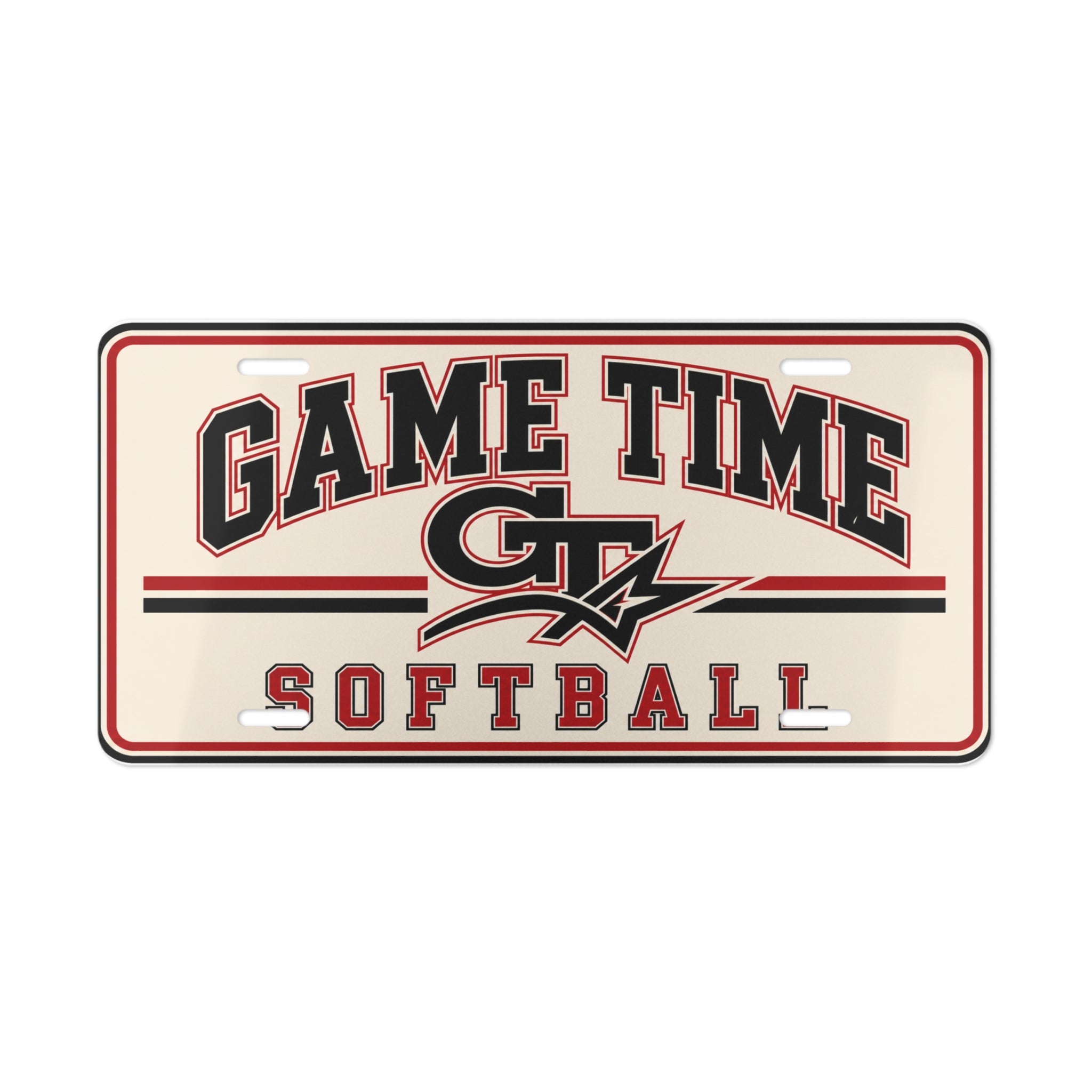 GT Softball Car Plate