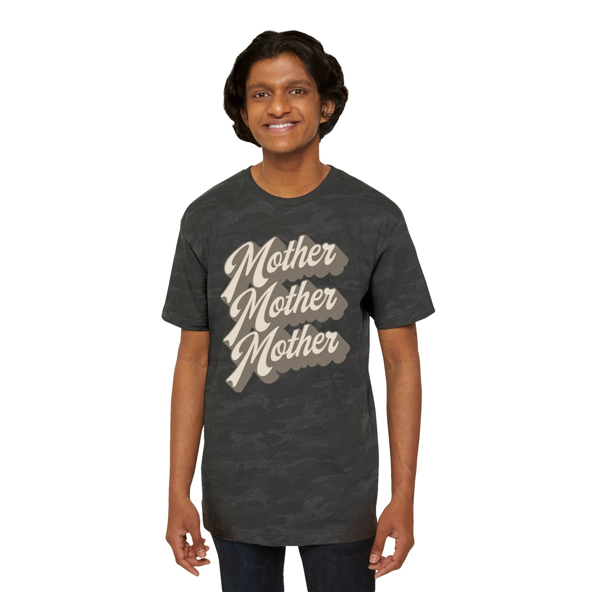 Mother Repeat Tee — Vintage Script "Mother" Graphic T-Shirt