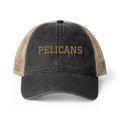 Pelicans Women's Embroidered Washed Mesh-Back Cap