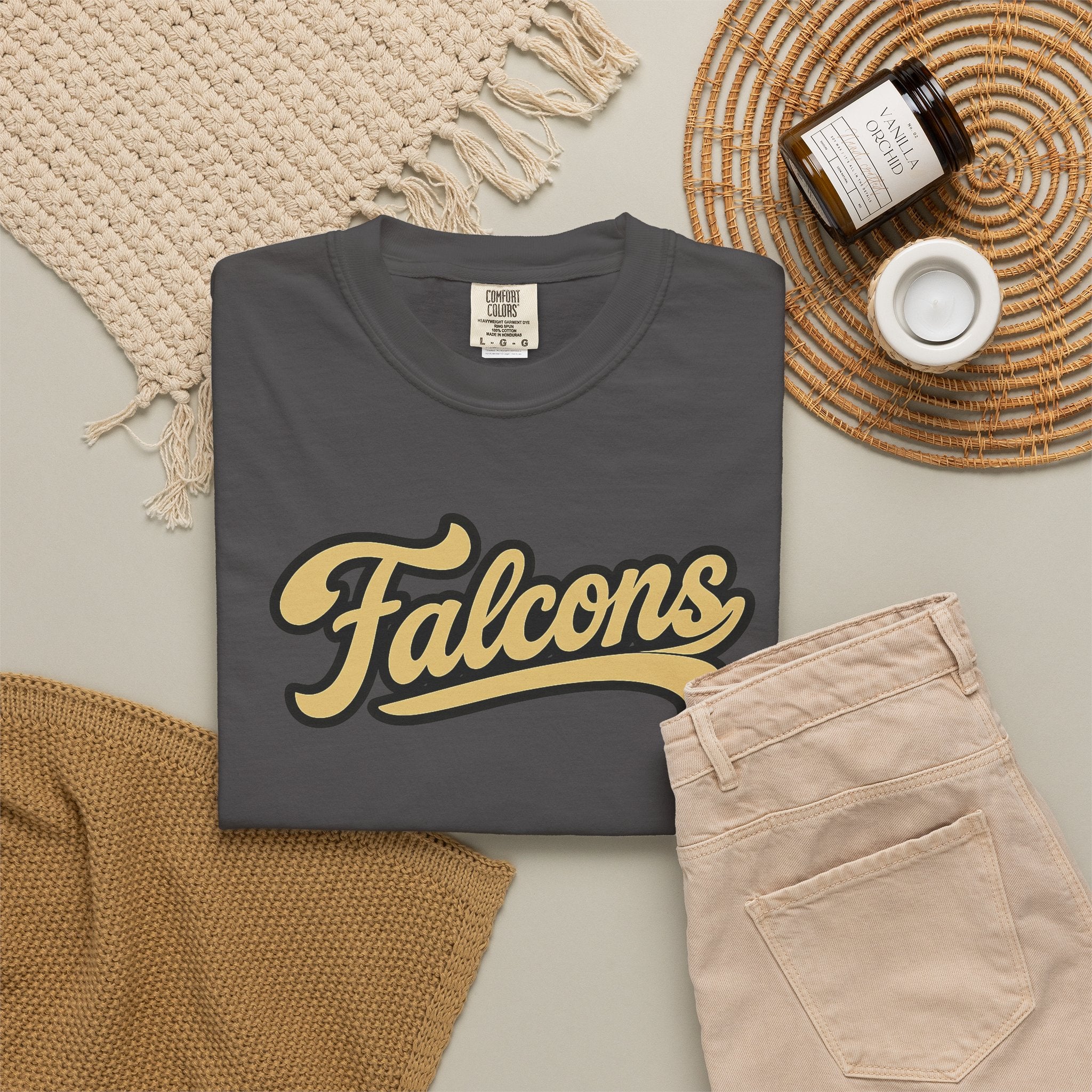 Falcons Script Logo T‑Shirt