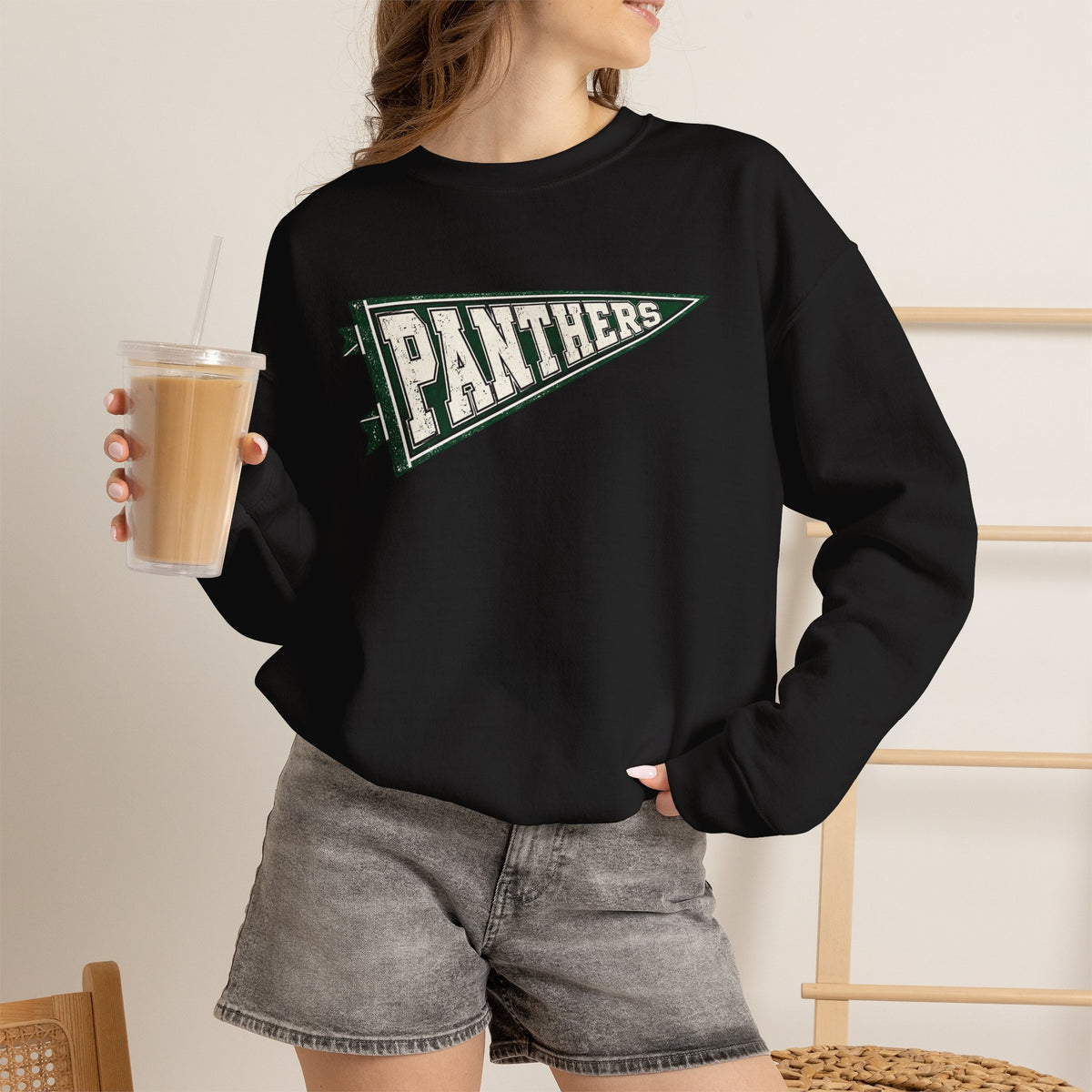 Panthers Pennant Crewneck Sweatshirt