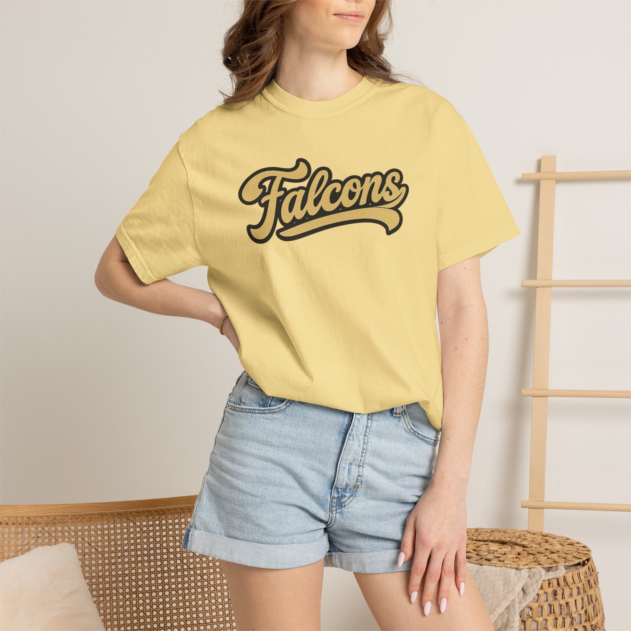 Falcons Script Logo T‑Shirt
