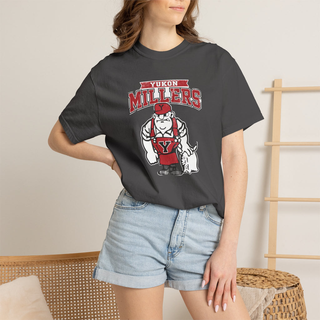 Yukon Millers Mascot T-Shirt — Vintage School Spirit Tee