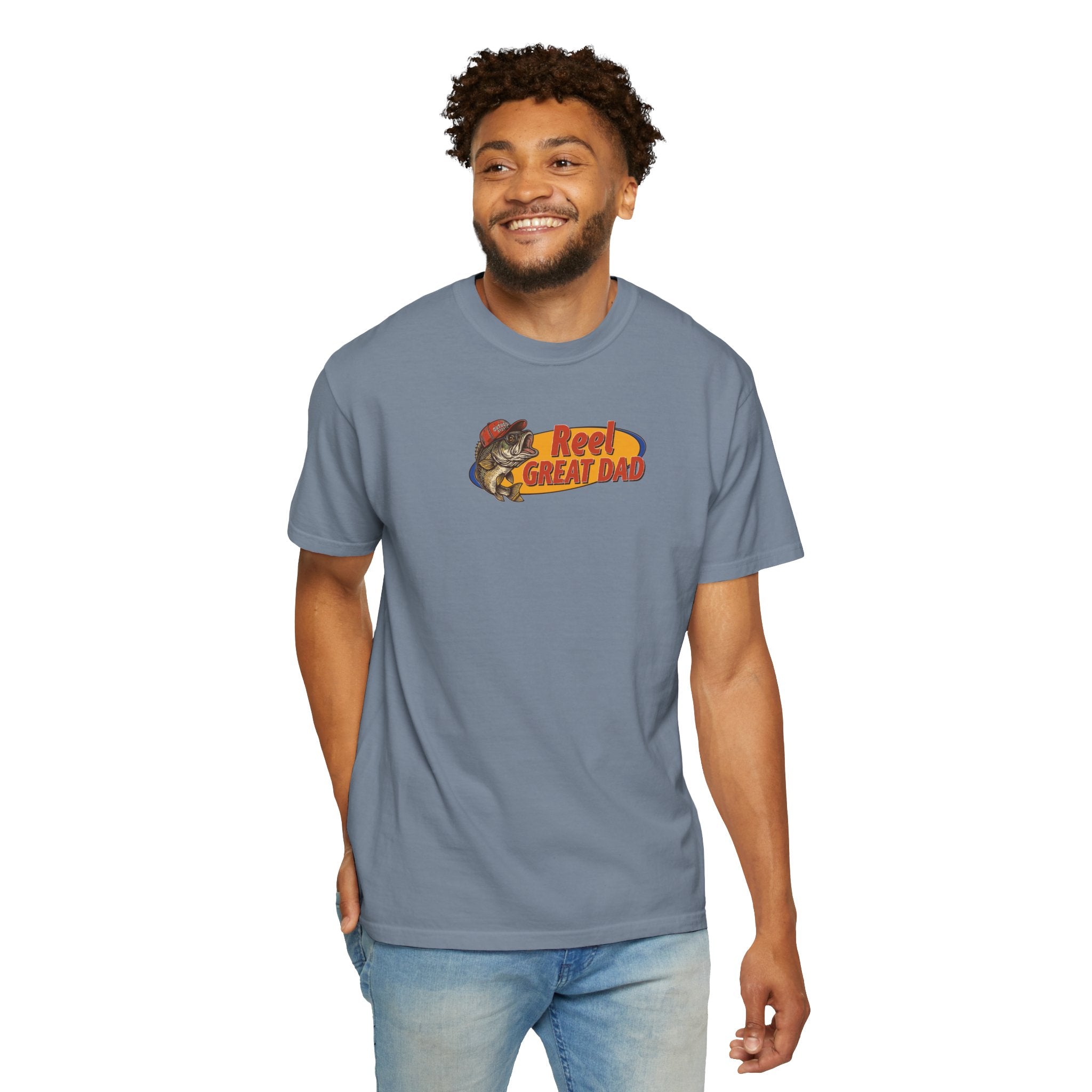 Reel Great Dad T‑Shirt — Fishing Dad Graphic Tee