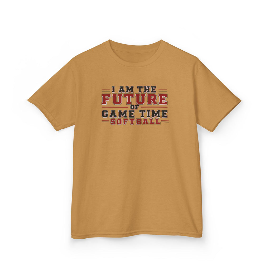 I Am the Future of Game Time Softball Kids Tee