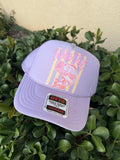 Shake That Bass Lavender Trucker Hat