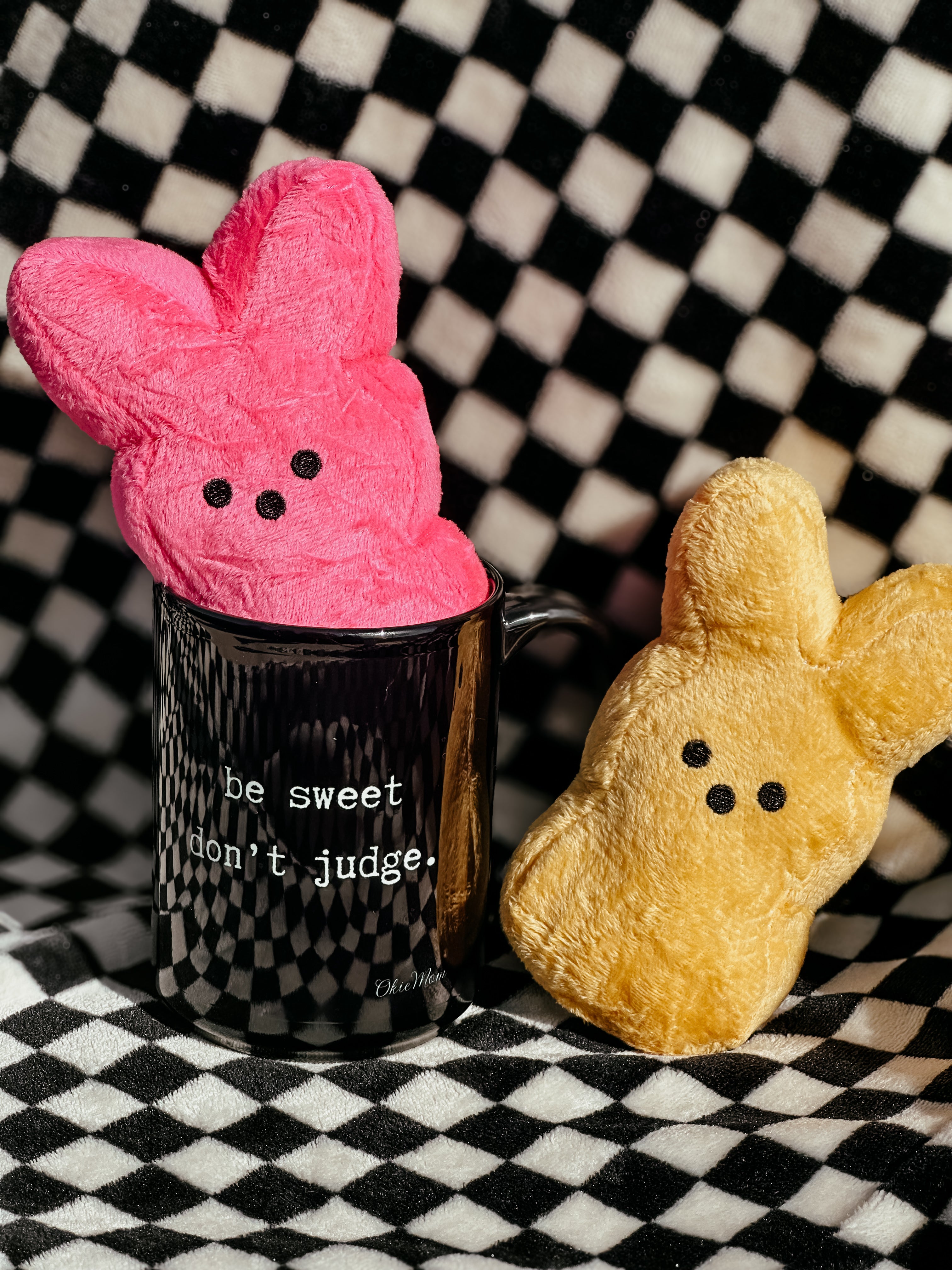 OkieMom Exclusive - “Be Sweet Don’t Judge” 15oz Black Coffee Mug