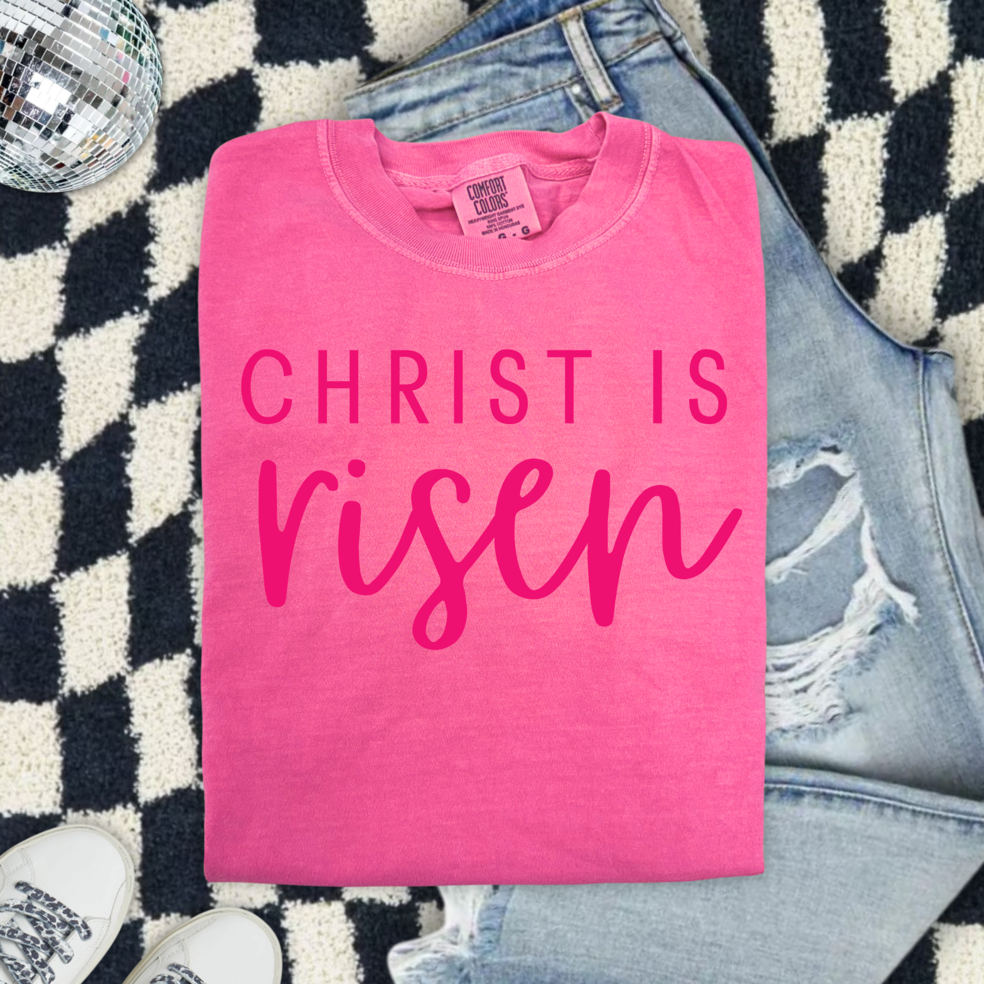 Christ Is Risen Comfort Colors T-Shirt