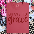 Grave to Grace Comfort Colors T-Shirt — Inspirational Faith Tee