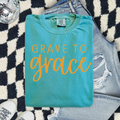 Grave to Grace Comfort Colors T‑Shirt — Inspirational Faith Tee