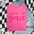 Grave to Grace Comfort Colors T-Shirt — Christian Inspirational Tee