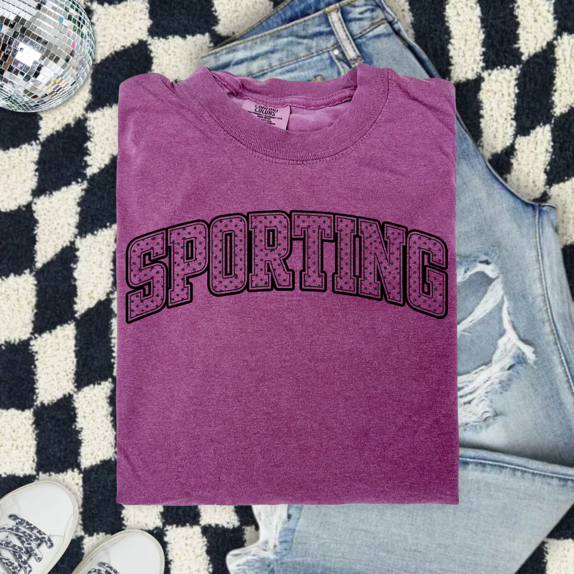 Sporting Vintage Graphic T-Shirt — Comfort Colors Tee