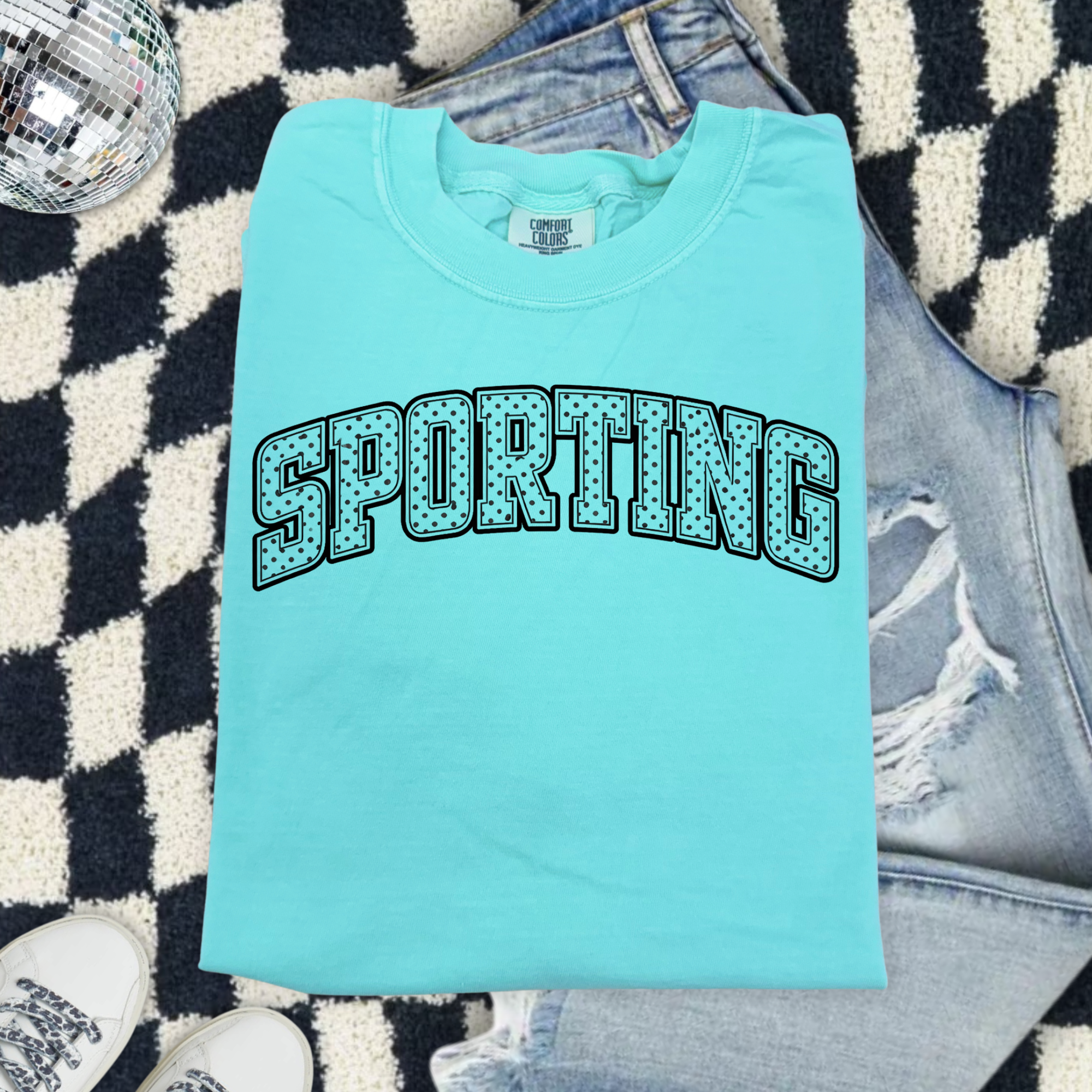 Sporting Vintage Graphic T-Shirt — Comfort Colors Tee