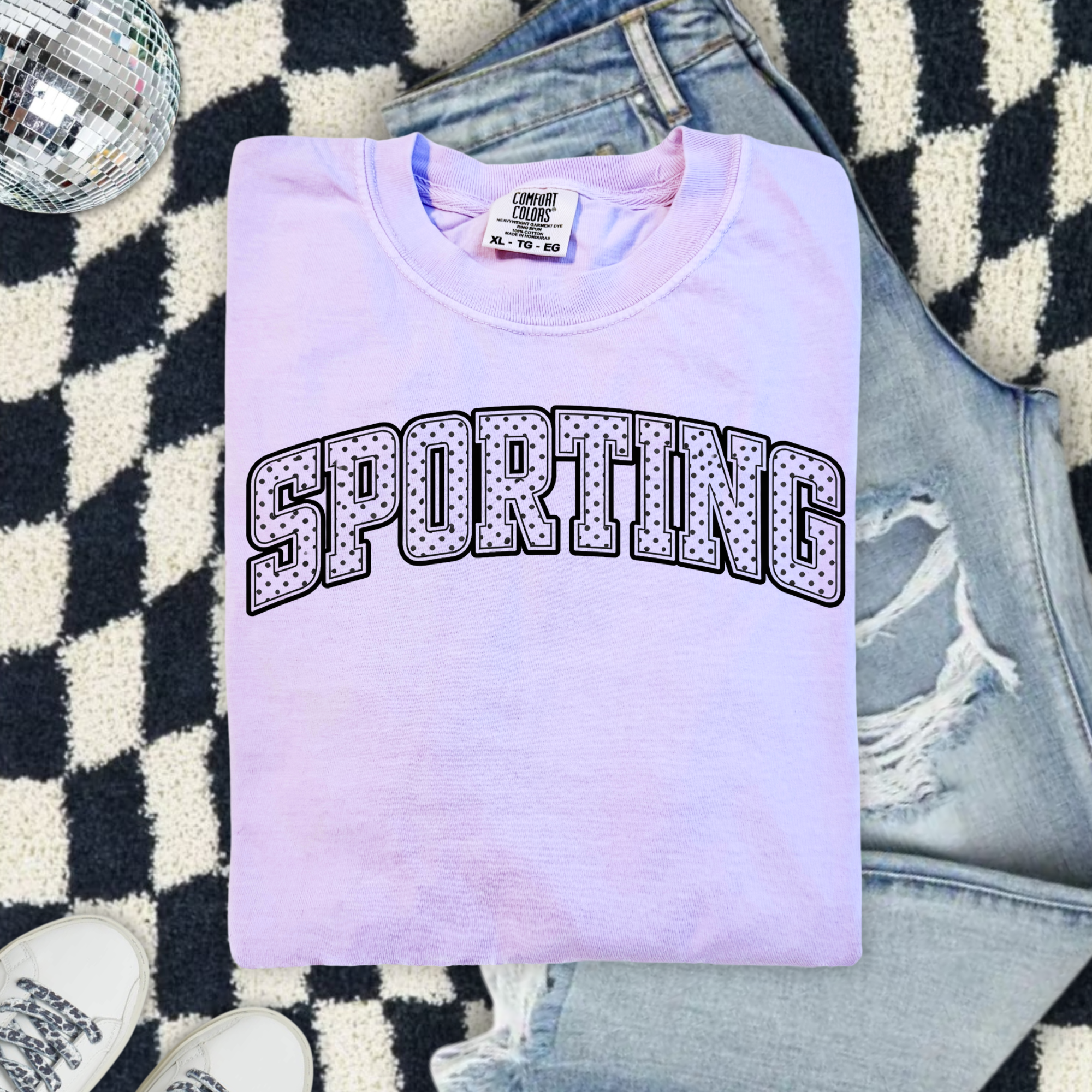 Sporting Vintage Graphic T-Shirt — Comfort Colors Tee