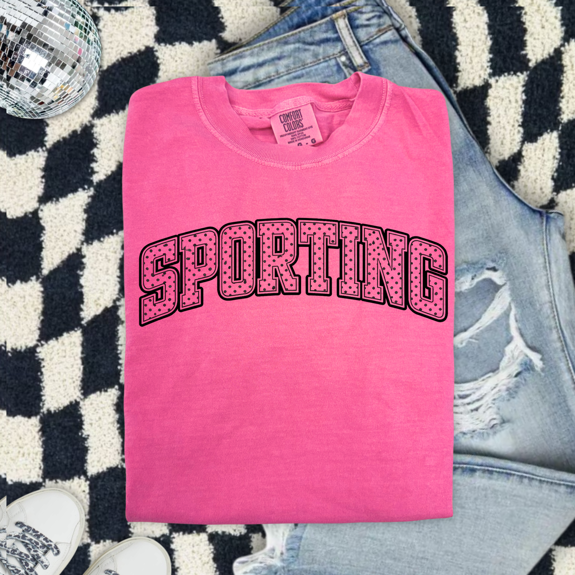 Sporting Vintage Graphic T-Shirt — Comfort Colors Tee