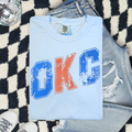 OKC Vintage Distressed T-Shirt — Retro Oklahoma City Tee