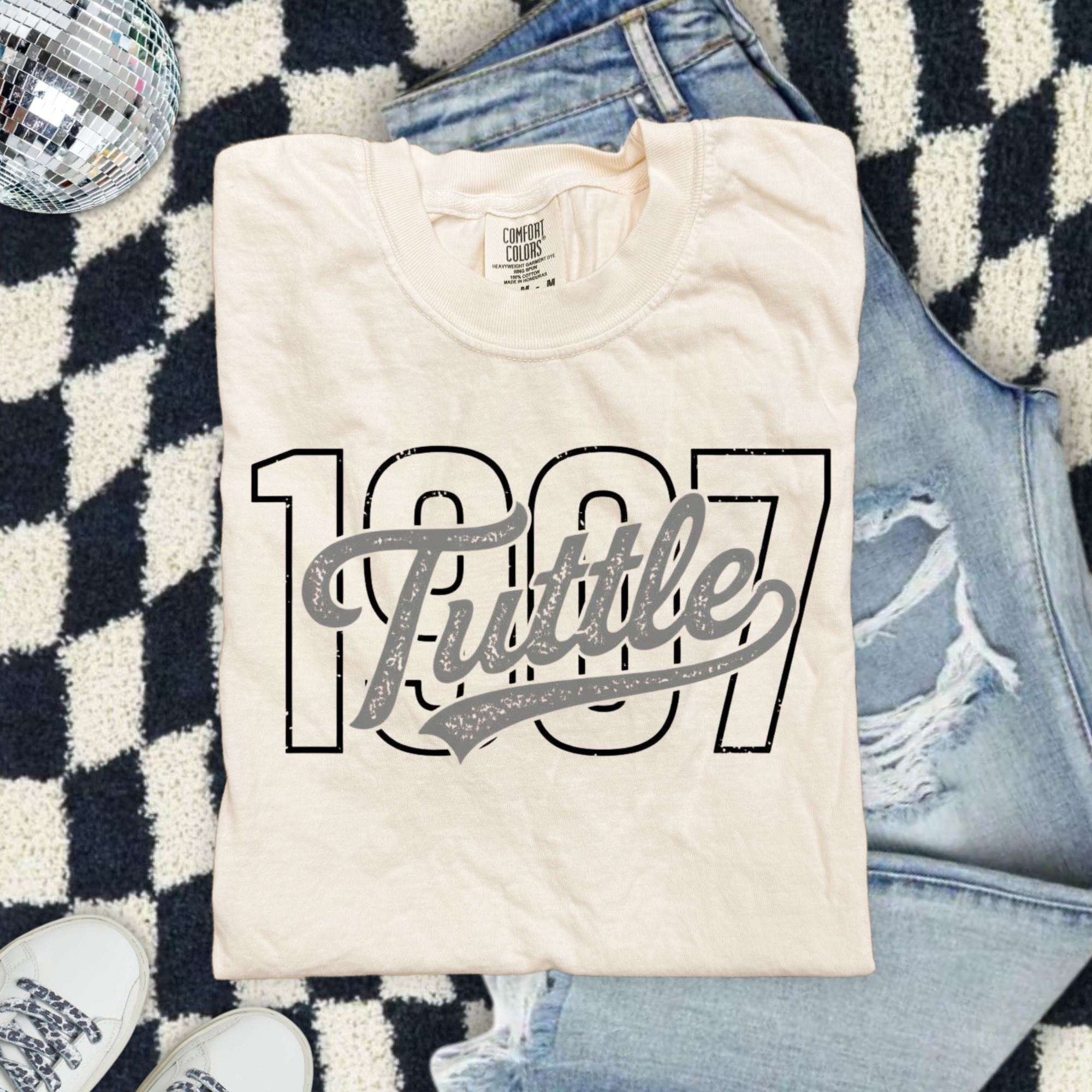 1907 Tuttle Retro Graphic Comfort Colors T-Shirt