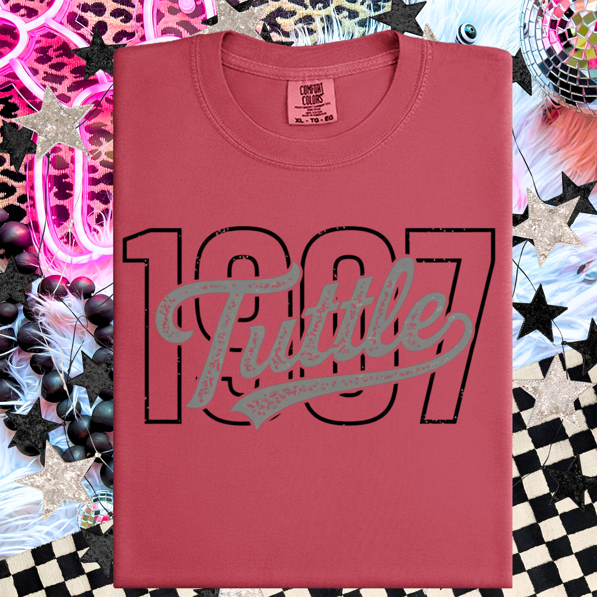 1907 Tuttle Retro Graphic Comfort Colors T-Shirt