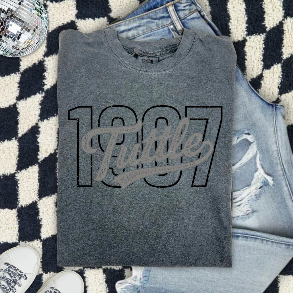 1907 Tuttle Retro Graphic Comfort Colors T-Shirt
