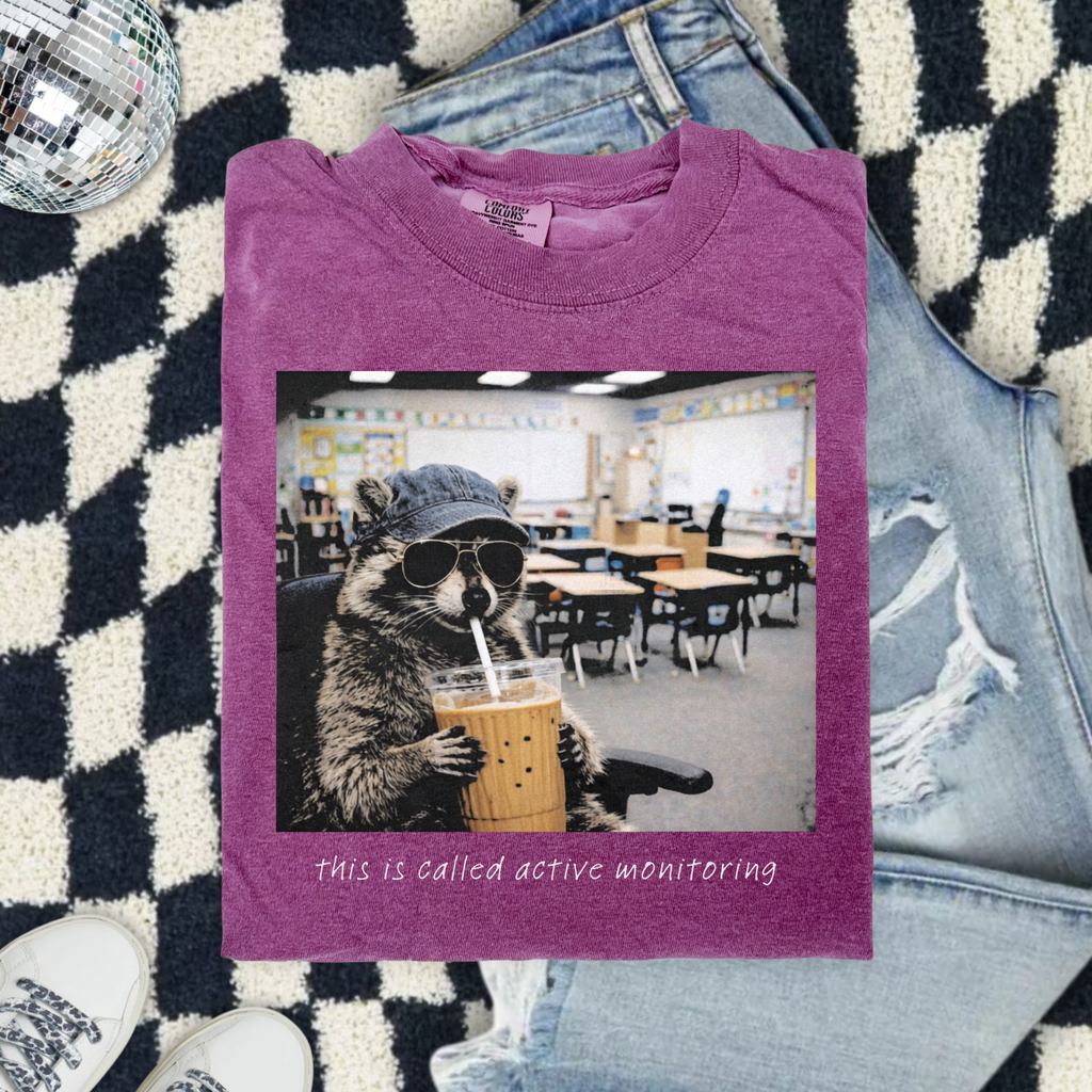 Raccoon Vibes T-Shirt — Graphic Tee