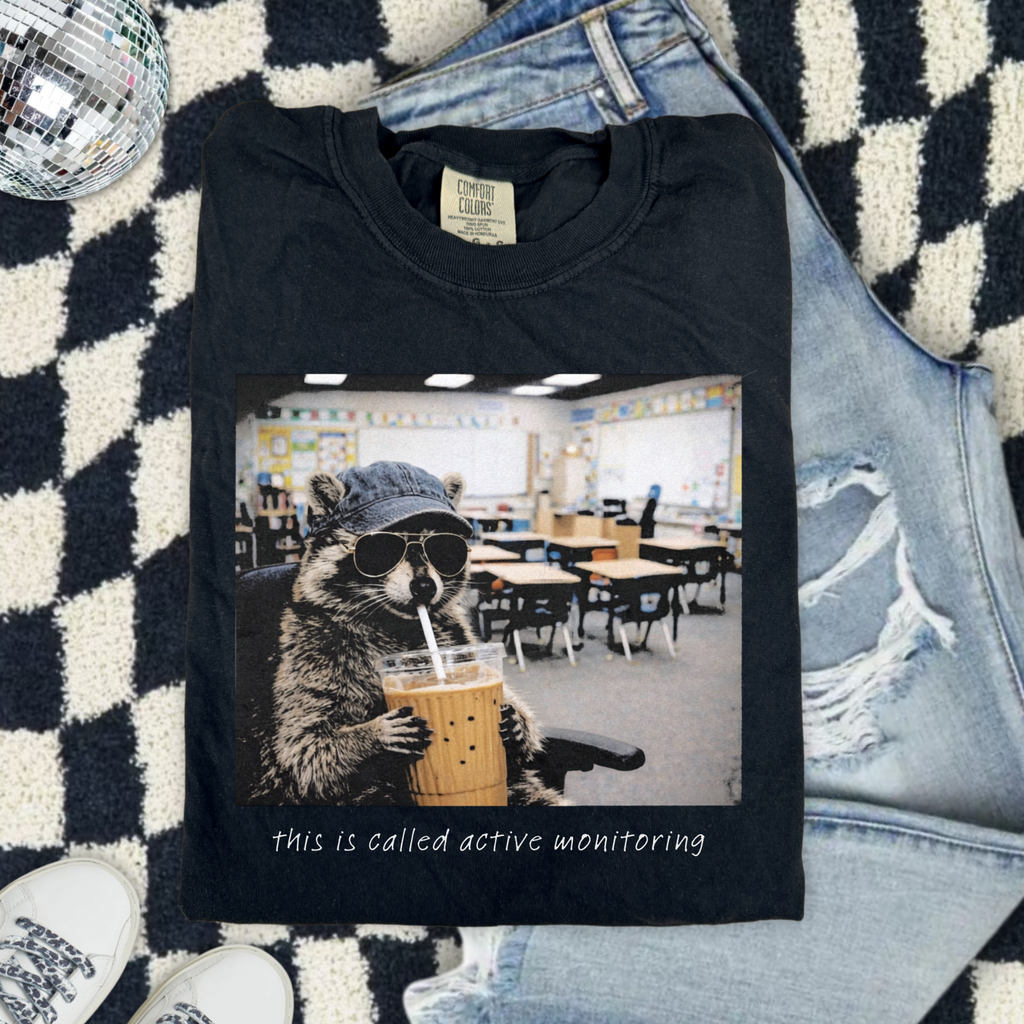 Raccoon Vibes T-Shirt — Graphic Tee