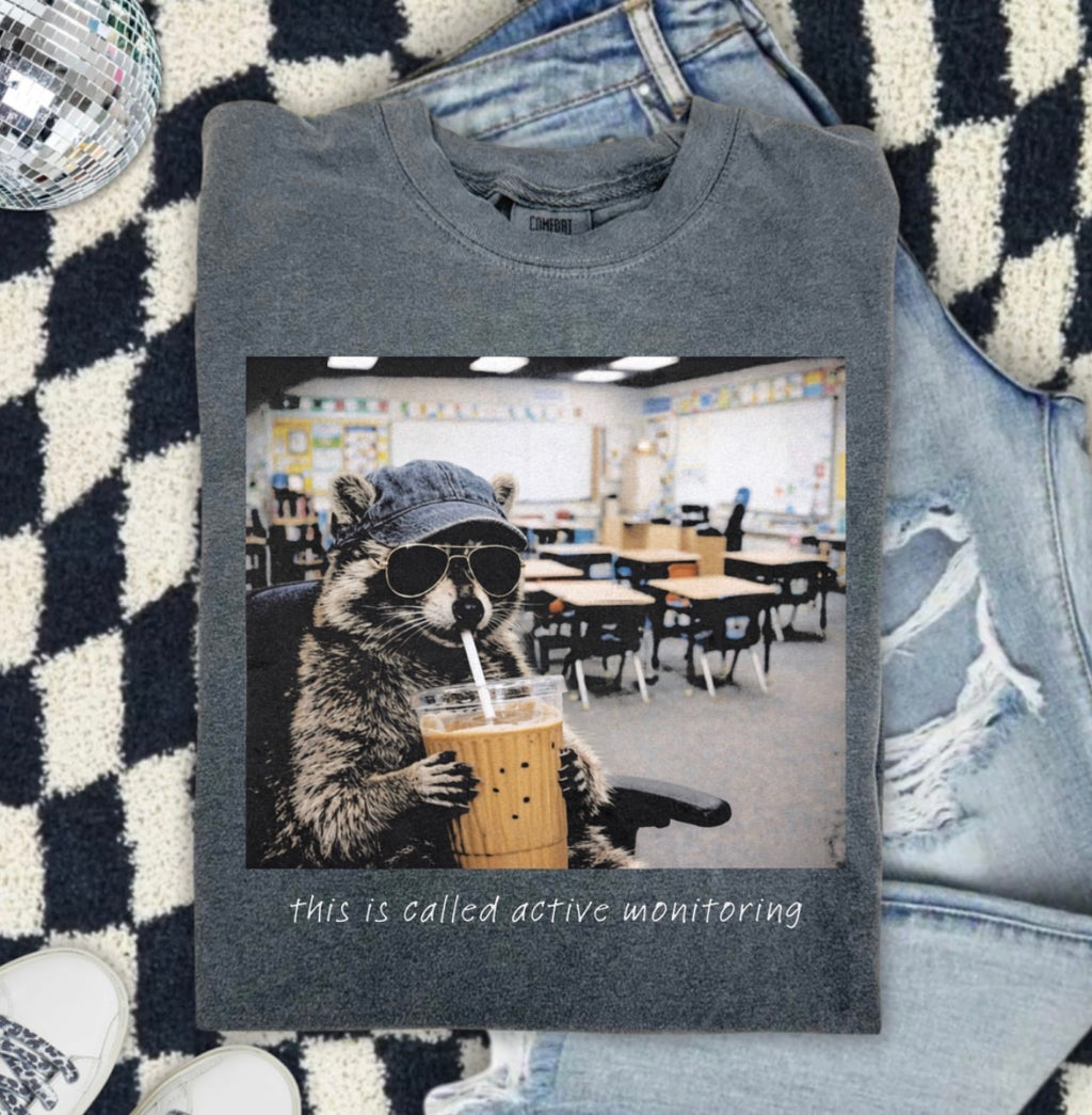 Raccoon Vibes T-Shirt — Graphic Tee
