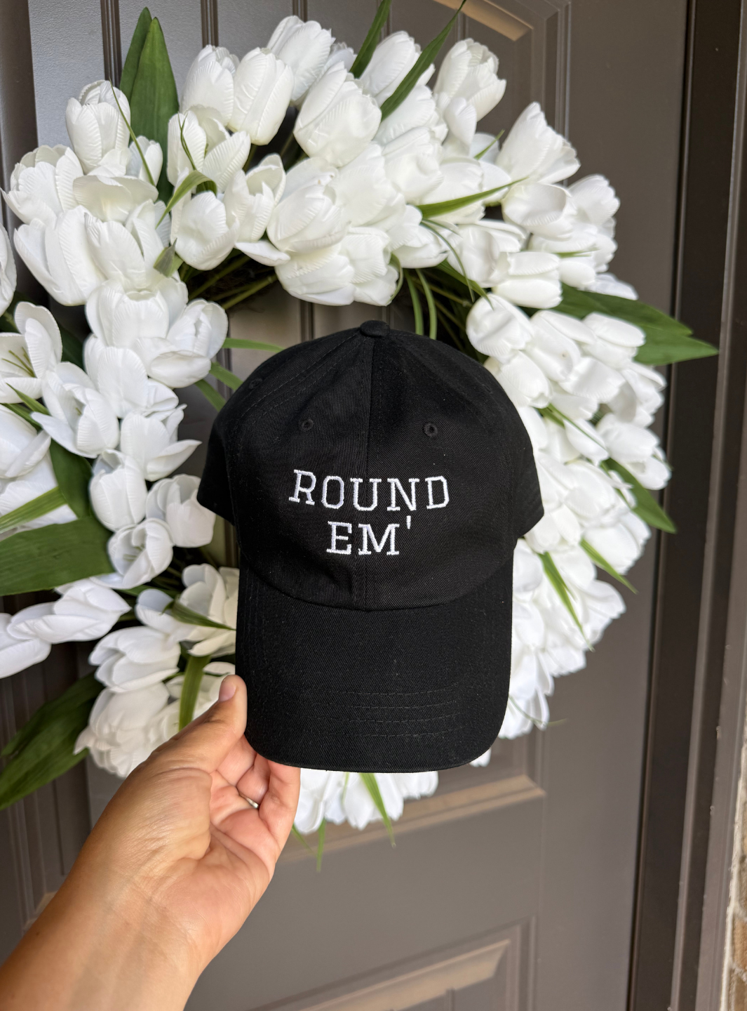 ROUND EM’ Baseball Mom Hat | Olive & Bloom