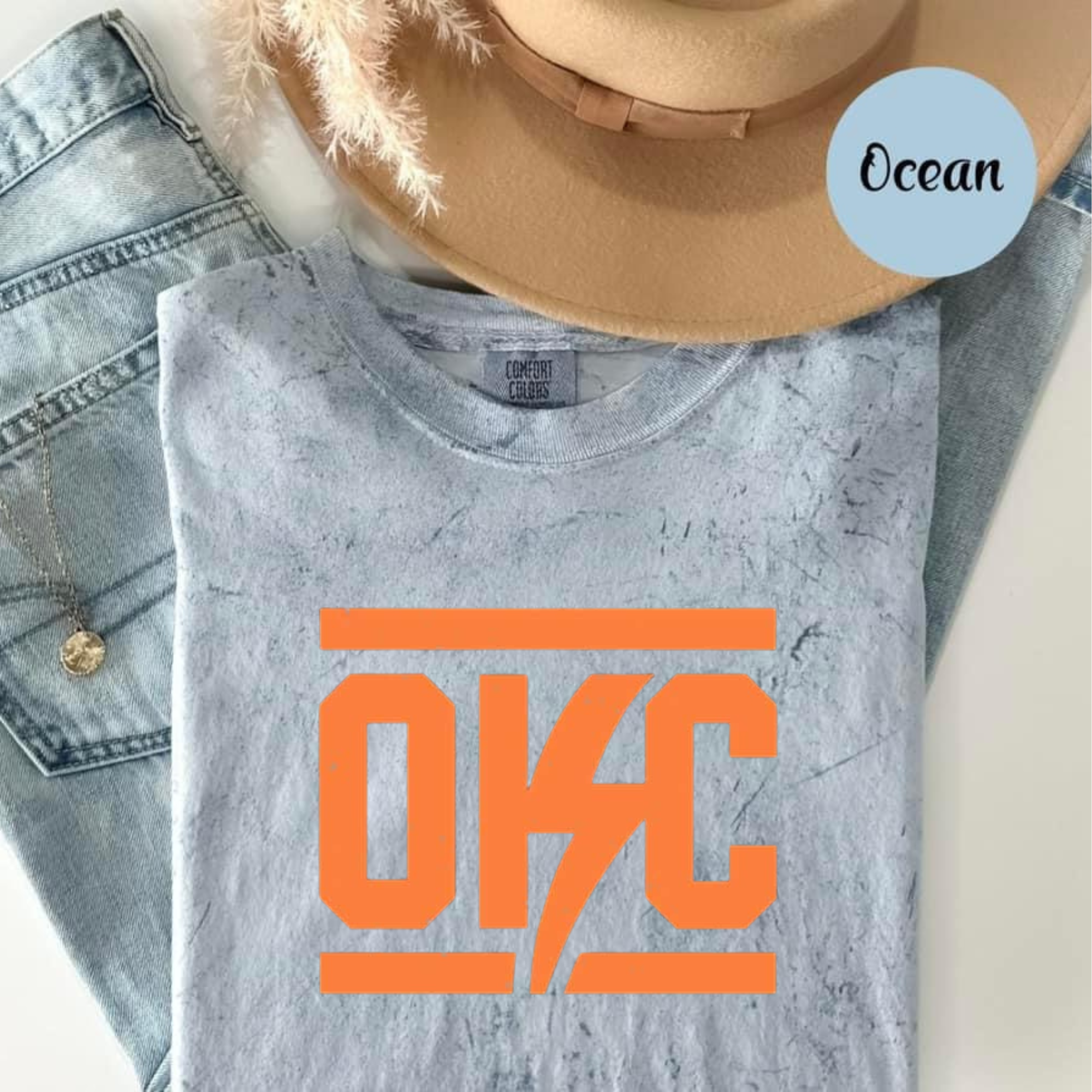 OKC Color Blast Comfort Colors T-Shirt