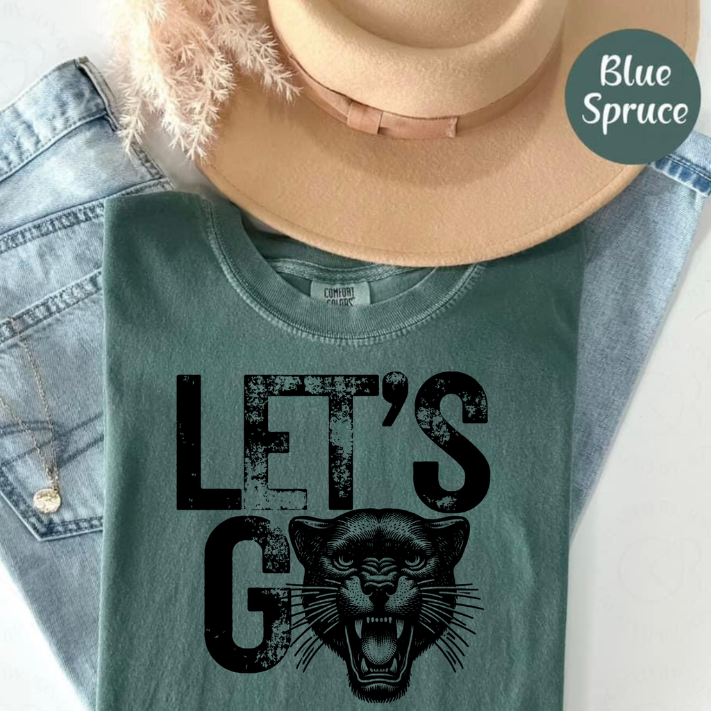 Let's Go Panther Graphic T‑Shirt — Vintage Tee