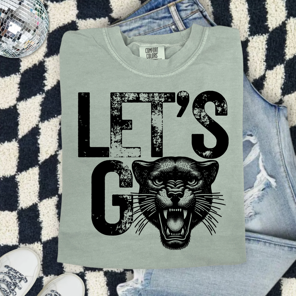 Let's Go Panther Graphic T‑Shirt — Vintage Tee