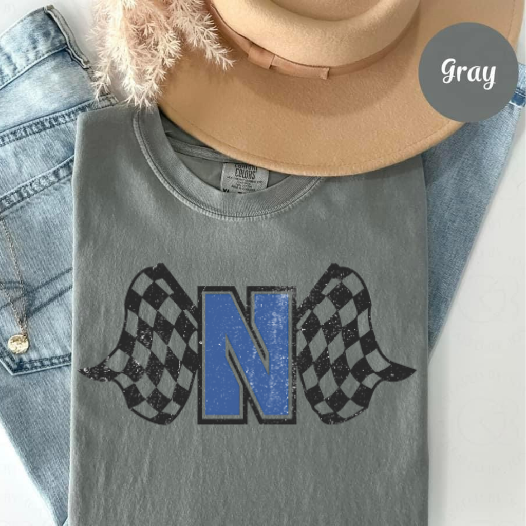 Newcastle Racers Graphic T-Shirt — Retro Tee