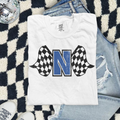 Newcastle Racers Graphic T-Shirt — Retro Tee