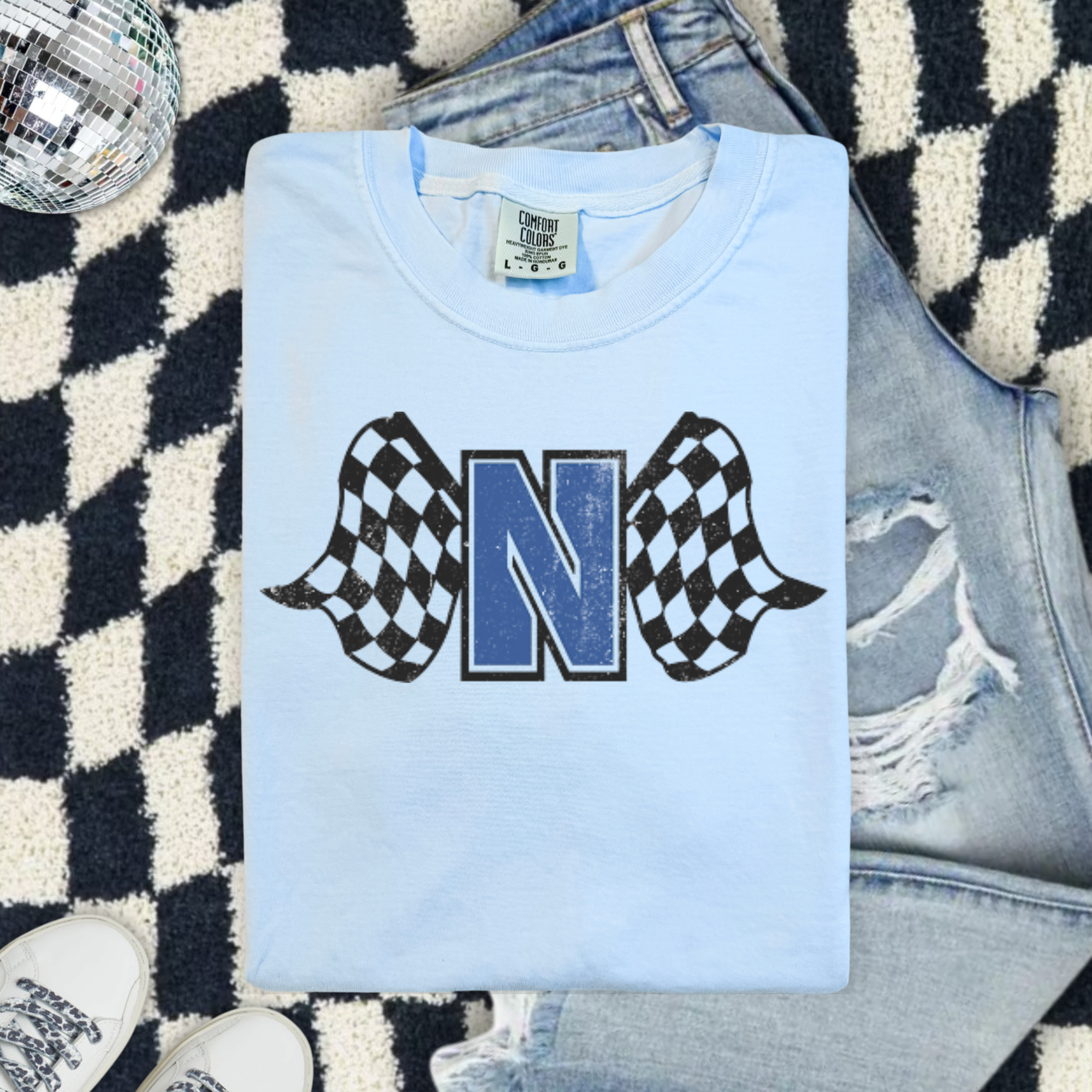 Newcastle Racers Graphic T-Shirt — Retro Tee