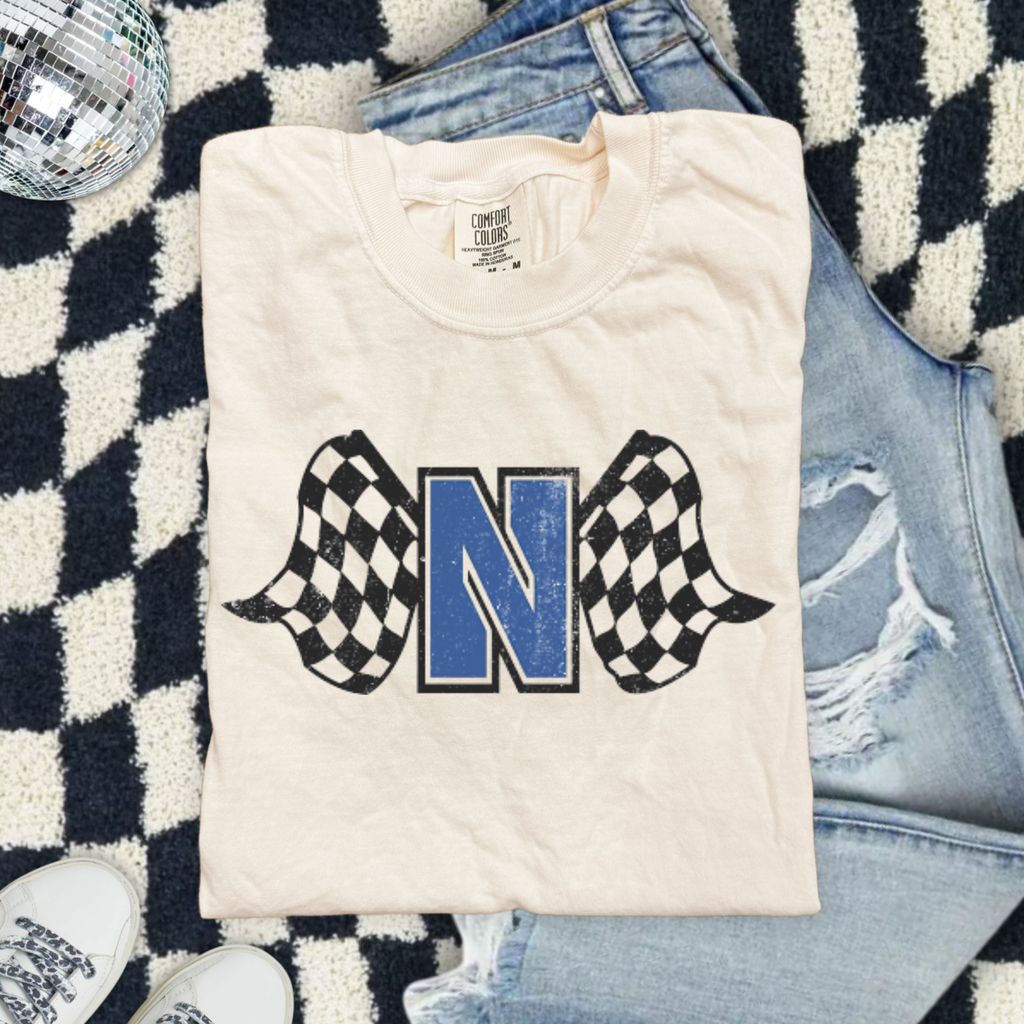 Newcastle Racers Graphic T-Shirt — Retro Tee