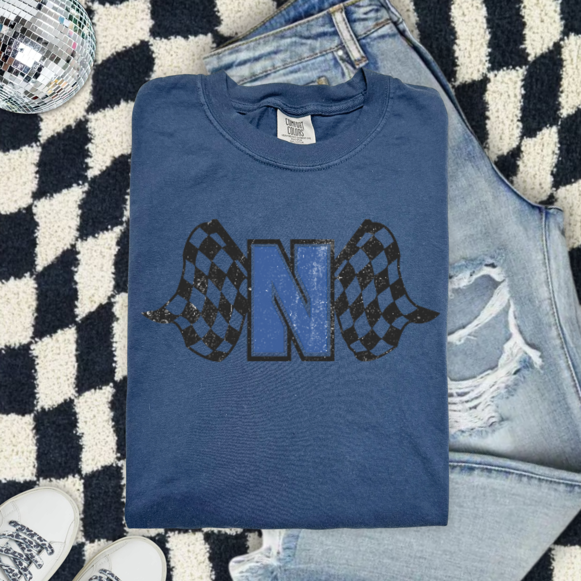 Newcastle Racers Graphic T-Shirt — Retro Tee