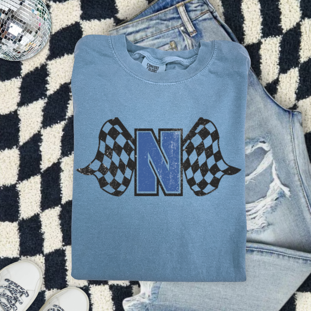 Newcastle Racers Graphic T-Shirt — Retro Tee