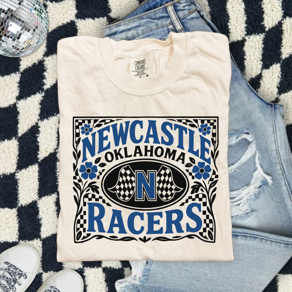 Newcastle Racers Oklahoma T-Shirt — Vintage Racing Graphic Tee