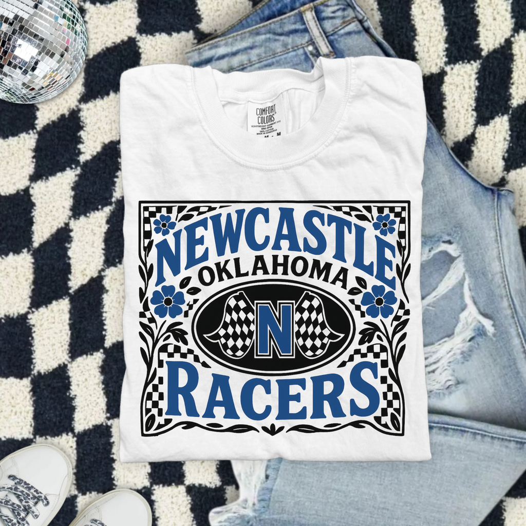 Newcastle Racers Oklahoma T-Shirt — Vintage Racing Graphic Tee