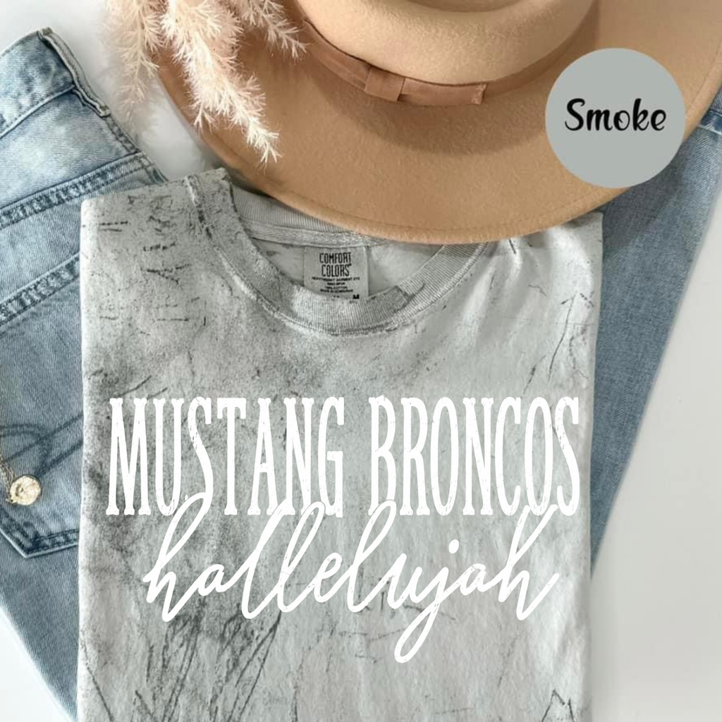 Mustang Broncos Hallelujah - Marble Wash T-Shirt