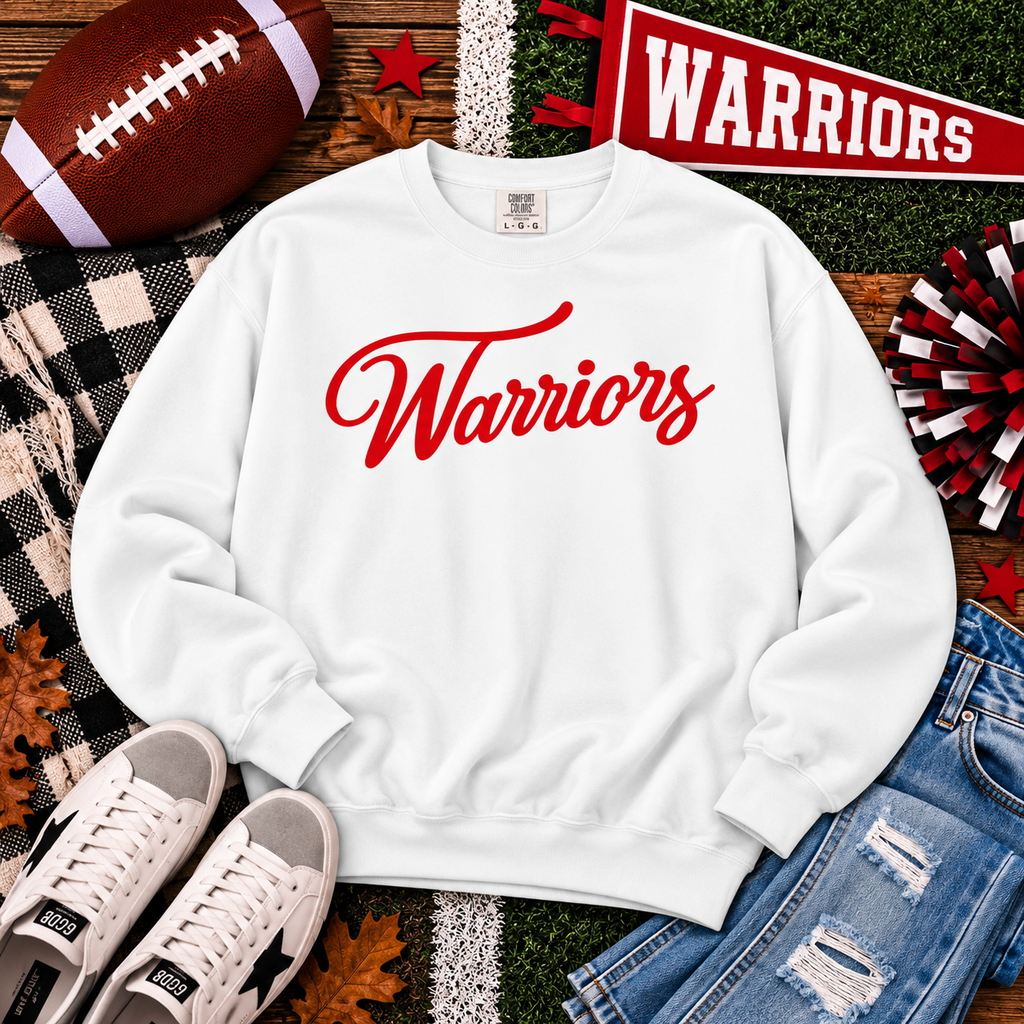 Warriors Script Sweatshirt