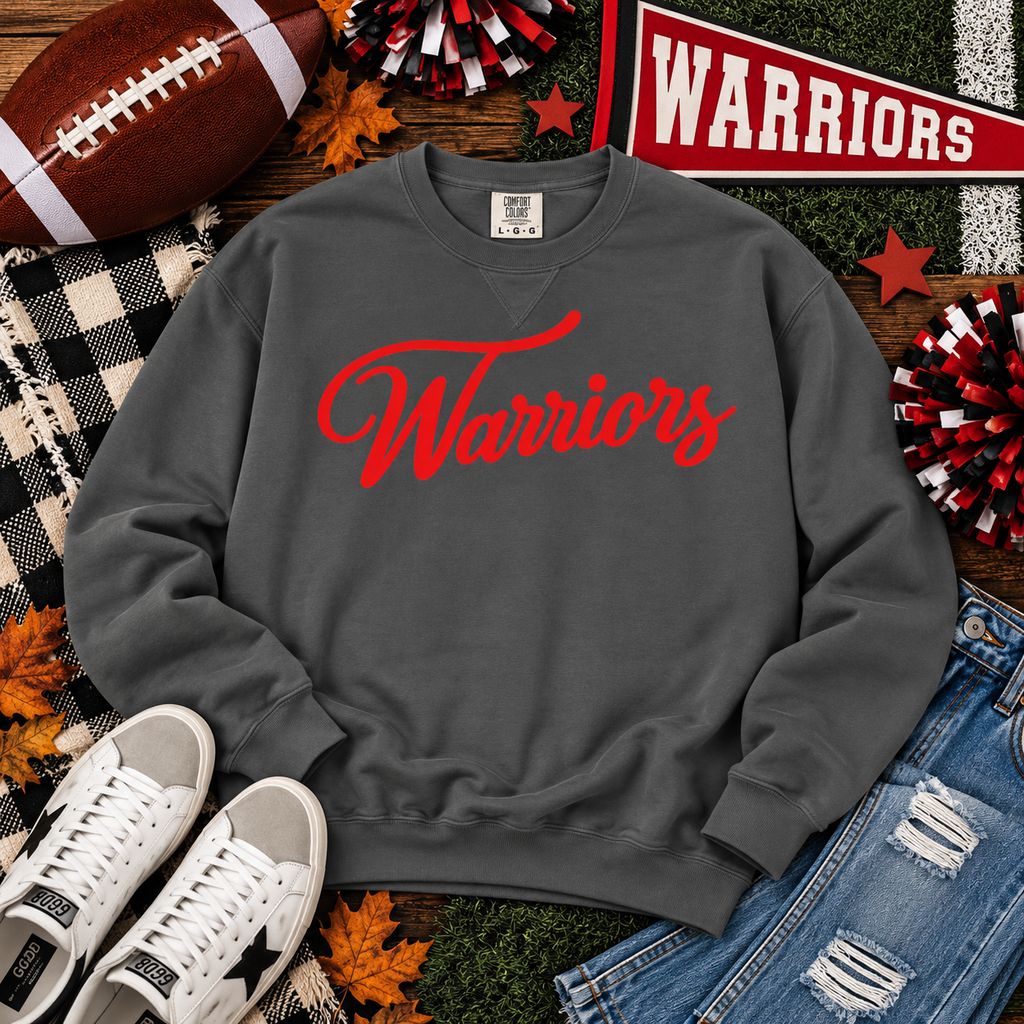 Warriors Script Sweatshirt