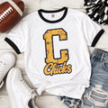 Chicks Graphic Ringer T-Shirt