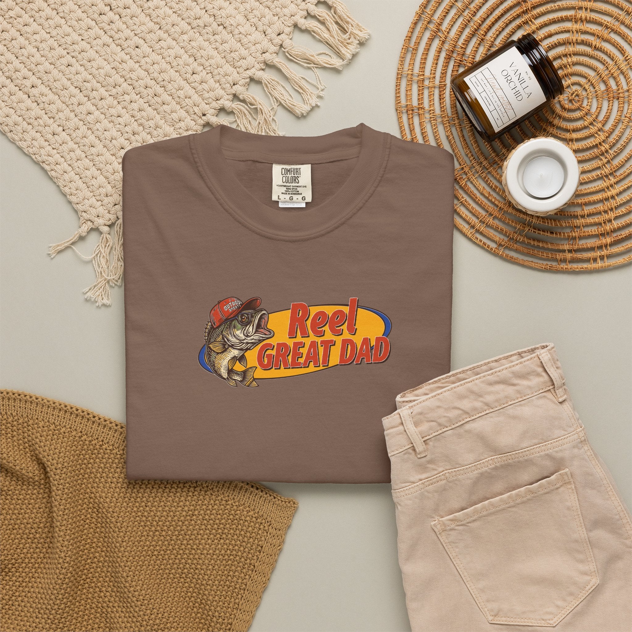 Reel Great Dad T‑Shirt — Fishing Dad Graphic Tee