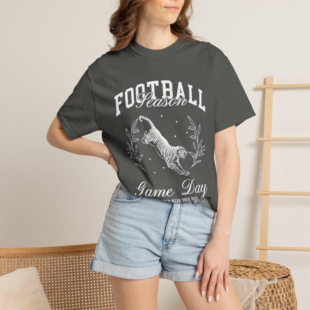 Football Season Game Day T-Shirt — Vintage Tiger Tailgate Tee