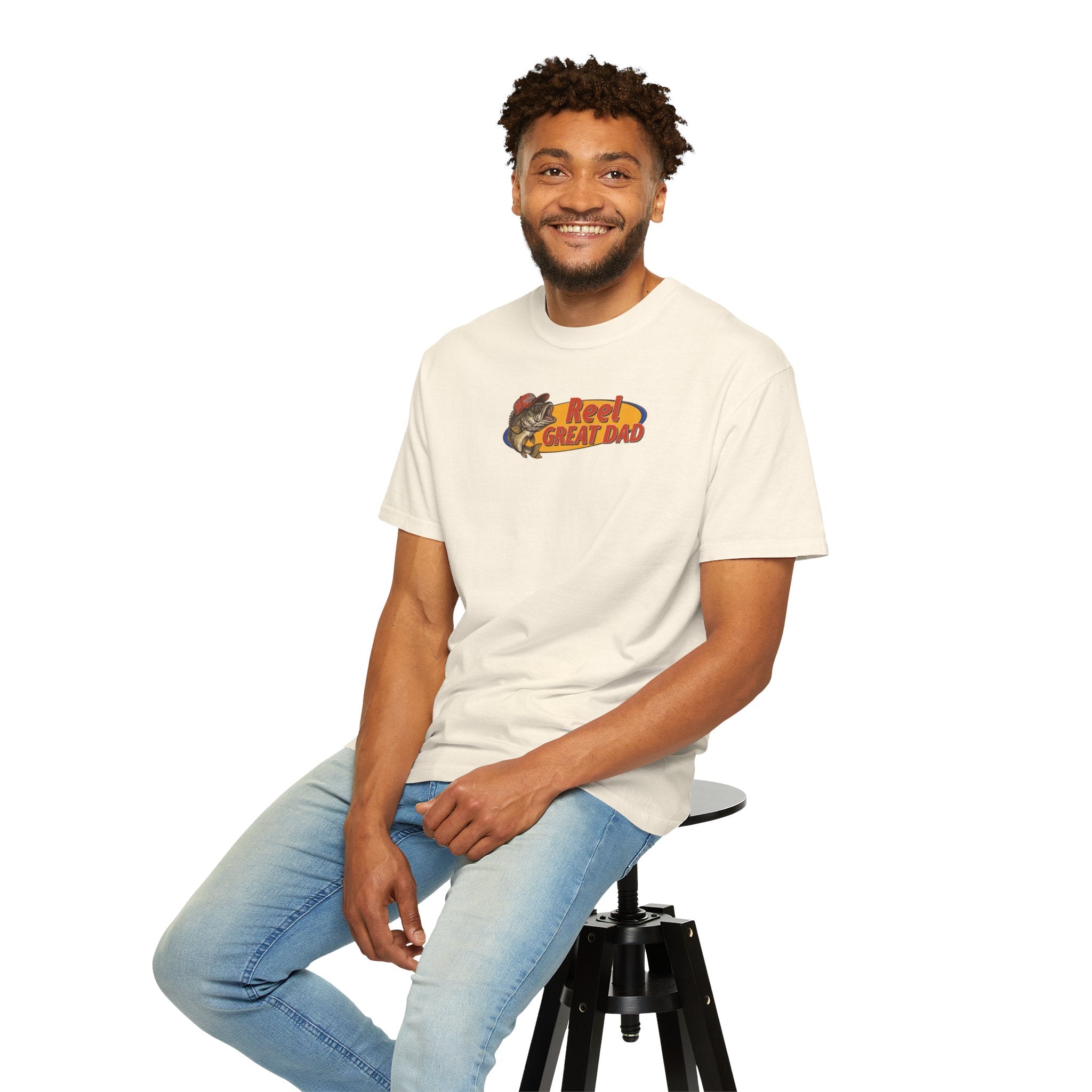 Reel Great Dad T‑Shirt — Fishing Dad Graphic Tee